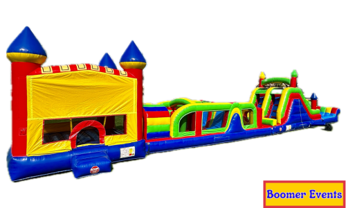 Combo 16: 16ft Color Rush Slide, 26ft Color Rush Obstacle Course & 13x13